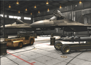 Some E.D.A.F. MiG-29s in the hangar.