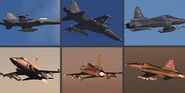 F-20 Tigershark collage.