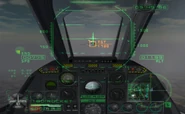 A-10A Thunderbolt II cockpit in AFD Strike.