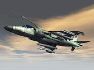 Generic Sea Harrier FA/2 in flight.