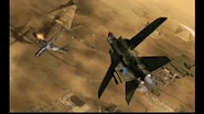 Image of the mission from the credits. The C-5B has a different appearance than the one in-game.
