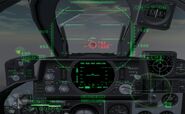 F-4E Phantom II cockpit in Airforce Delta Strike.