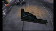 B2 parked inside the Mountain Base.