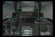 F-14D cockpit in the NTSC version of AFD Strike.