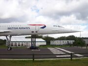 Concorde At Manchester Airport Viewing Park