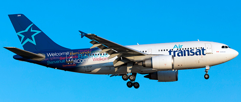 エア・トランサット航空Aircrafttag A310 エア トランザット A310: 最後の慈悲のフライト – MotoArt PlaneTags