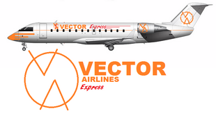 Vector Airlines Express Bombardier Canadair CRJ-100