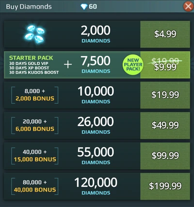 Diamond Bundle b30781