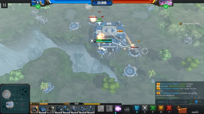 Example "low clear" setup with a longhorn at both possible locations. Only the bunkered infantry need to be cleared and all other neutrals can be avoided.