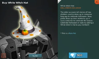 White Witch Hat
