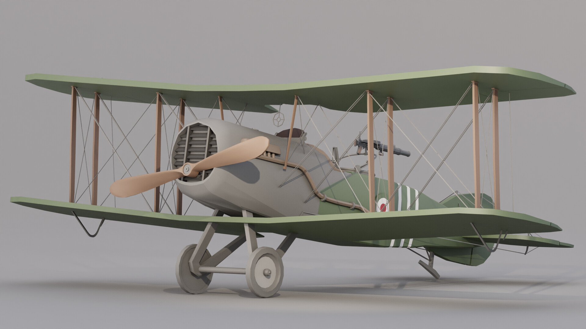WW1 stereoscopic photo Allied 2-seater biplane capable bombing WW1 stereoscopic photo Allied 2-seater biplane capable bombing