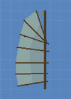 Large junk sail