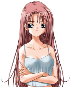 Haruko Kamio, as seen in the Air visual novel