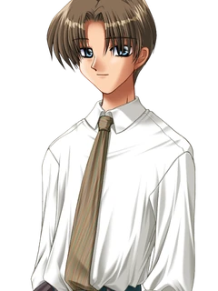 Keisuke Tachibana, as seen in the visual novel