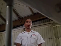 series.airwolf.tx lists a messenger played by Marshall Maurice Mitchell. This is him.