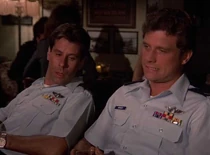 Winner (right) and Simms (left), two members of Roper's squadron.