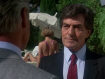 Len Birman as mobster Kenneth Langhorn. These first two guest stars have front billing.