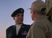 Stan Roth as an M.P. seen here with Dominic.