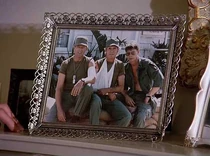 A picture of happier times. Mace on the left, St John in the middle, with Stringfellow to the right.