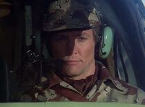 Bruck, Archangel's executive. Seen here in a Hughes 500 ready to ambush Airwolf.