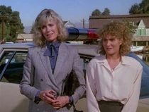Hawke meets Wendy Fargo (right, played by Alicia Chambers), niece of his friend John Fargo. He recognises her but she insists her name is "Cotton". This is her towards the end of the episode, with her aunt Stella Grant (Pat Delaney).