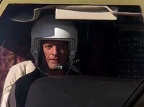 Mace at the controls of HX-1.