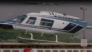 N2757M was in the white and blue scheme for this episode.