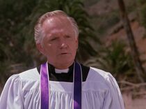 Sid Conrad as Father Donovan. Surprisingly he has many lines, with much screen time devoted to the sermon he makes during the funeral.