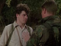 Raf-jennie.jpg (29 KB) Johnny Kovacs as Raf, one of Jennie's hearing impaired children. He has lots of scripted action but does not get to say much.