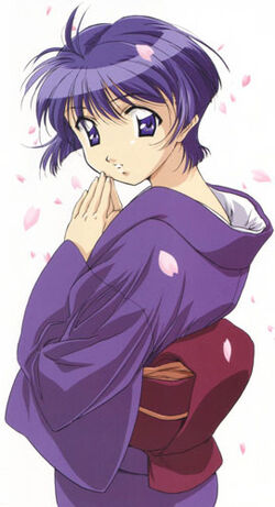 Ai Yori Aoshi Aoi Sakuraba ANIME DOUJIN CEL B5 PICTURE ART MANGA