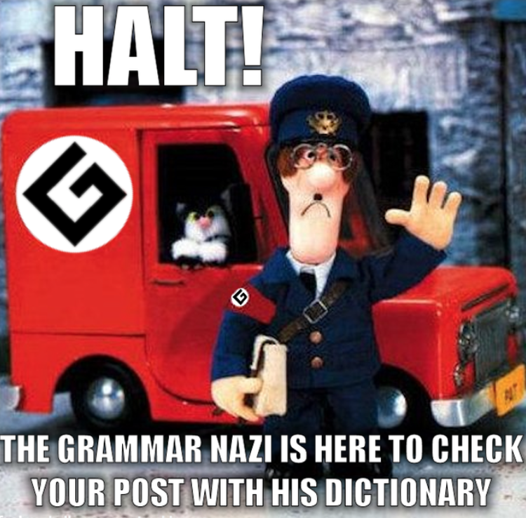 Grammar Nazi Cat 0483