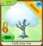 Fluffy Snow Tree