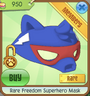 Rare Freedom Superhero Mask