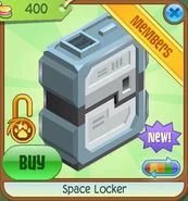 Shop Space-Locker Black