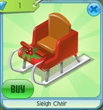 Sleigh chair