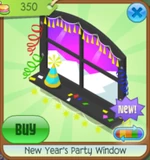 NYS New Year's Party Window black