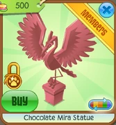 Chocolate-mira-statue-pink