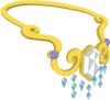 Diamond encrusted amulet