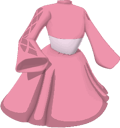 strapless open back dress Oasis Princess Dress Up Costume