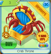 Crab Throne Blue