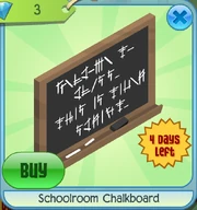 Schoolroom chalkboard