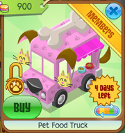 Pink Pet Food Truck