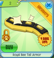 Royal Bee Tail Armor