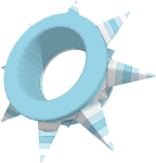 StripedSpikedWristband71