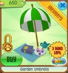 Garden-umbrella-green