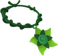 Blooming emerald amulet