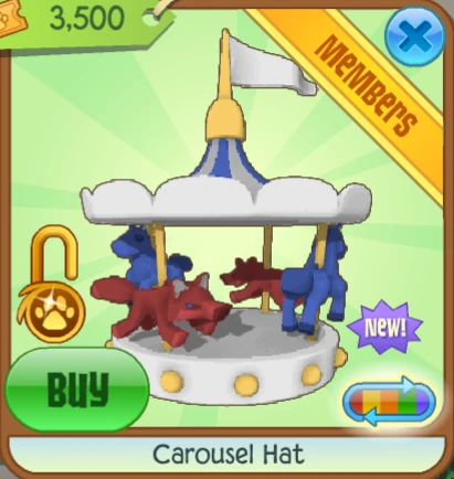 Carousel Hat Animal Jam Item Worth Wiki Fandom