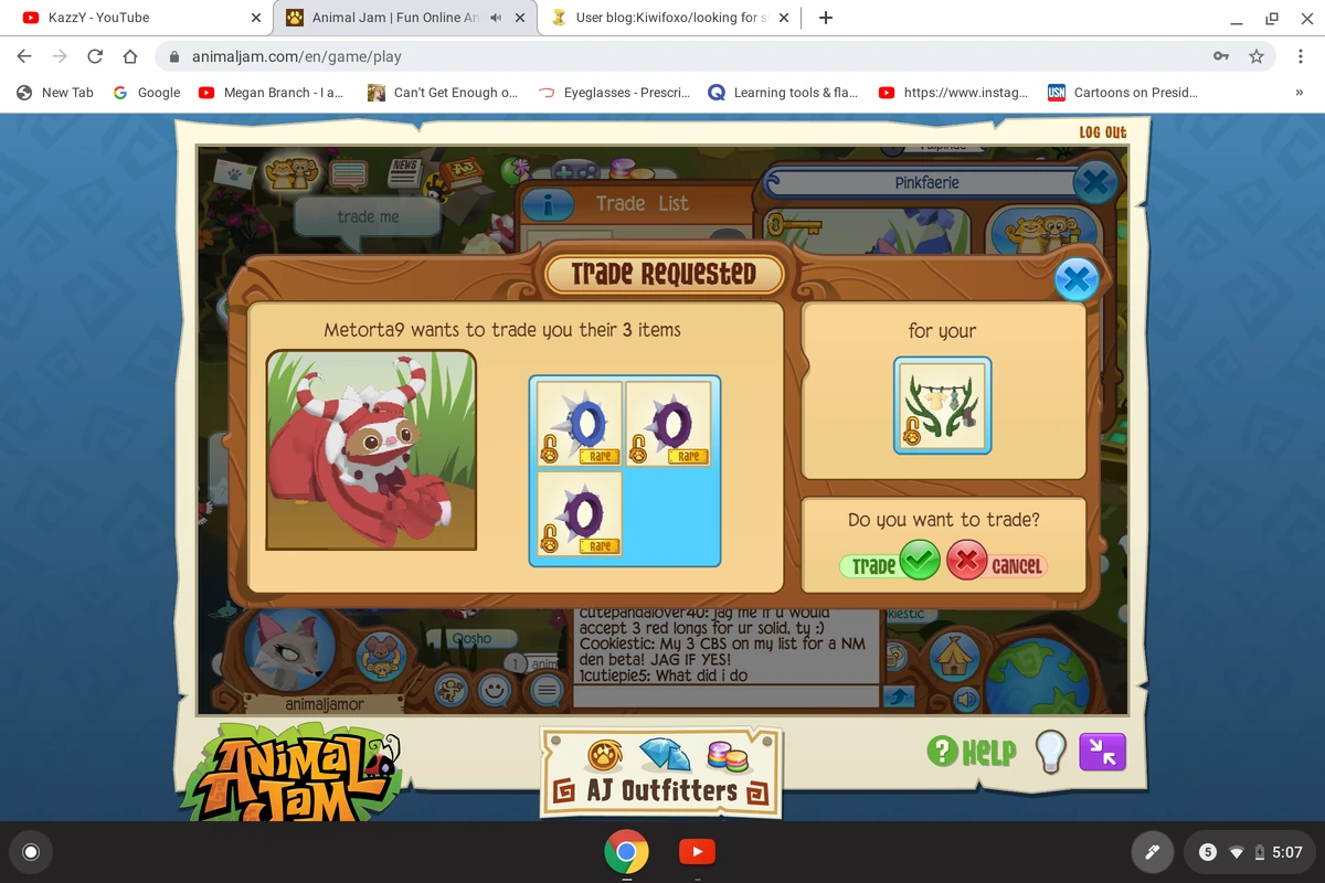 User blogMorningStarr AJ/Clothesline Antlers Animal Jam Item Worth Wiki Fandom