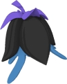 Midnight tulip hat