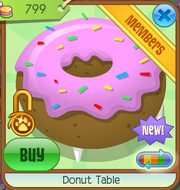 Donut table